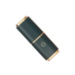 Suport periuta de dinti, lux, pentru calatorie, culoare verde, model L01G